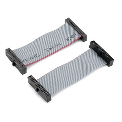 2.54mm इलेक्ट्रिकल आईडीसी फ्लैट रिबन केबल 20 पिन AWM 2651 VW-1 105C 300V 28awg