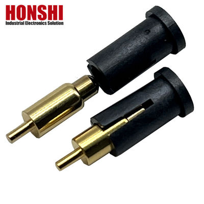 2.8mm पोगो पिन कनेक्टर डिप टाइप गोल्ड प्लेटेड ब्रास पोगो पिन