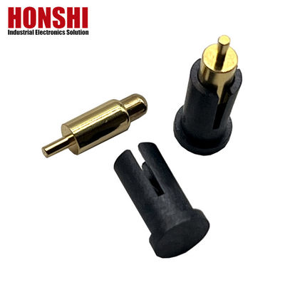 2.8mm पोगो पिन कनेक्टर डिप टाइप गोल्ड प्लेटेड ब्रास पोगो पिन