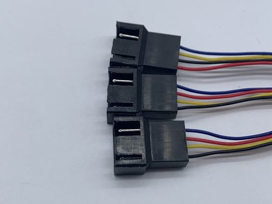 अनुकूलित JST SM2.5 4 पिन टू JST SH1.0 4 पिन वायर हार्नेस टिन प्लेटेड कंडक्टर के साथ