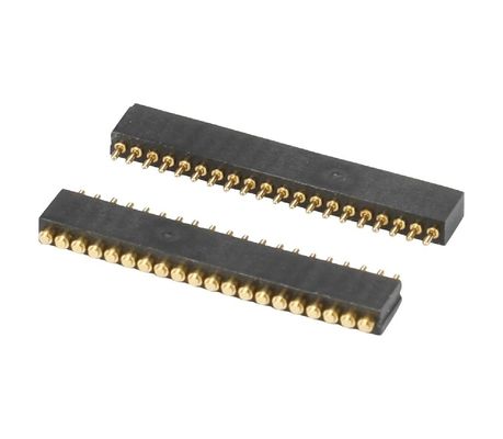 1.27mm H3.8mm पोगो पिन कनेक्टर पीतल C6801 सामग्री 12 पिन कनेक्टर सटीकता के साथ