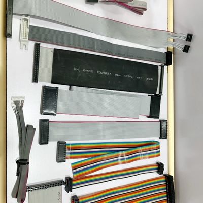 डीआईपी 2.54x7.62 मिमी फ्लैट केबल विद्युत तार बोर्ड कनेक्टर के लिए फ्लैट तार हार्नेस