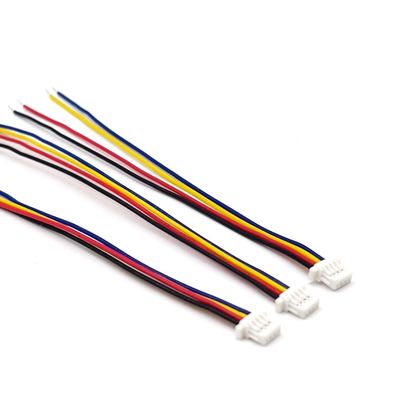 JST SH 1.0mm पिच 4 पिन कनेक्टर वायर हार्नेस 100% परीक्षण निरीक्षण के साथ