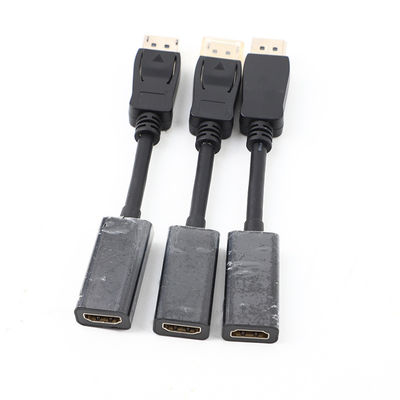 पीसी टीवी के लिए सोने की चादर वाली मोल्ड केबल असेंबली 4K HDTVI 1.4 2.0 केबल 30AWG