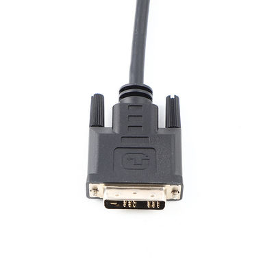 DVI 18 1 पुरुष से पुरुष HD मोल्ड केबल असेंबली OD6.0 HDTV UL20276 30Awg के लिए
