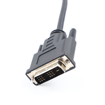 DVI 18 1 पुरुष से पुरुष HD मोल्ड केबल असेंबली OD6.0 HDTV UL20276 30Awg के लिए