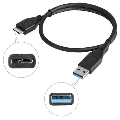 फास्ट चार्जिंग डेटा ट्रांसफर यूएसबी केबल 28AWG डेटा केबल अनुकूलित लंबाई