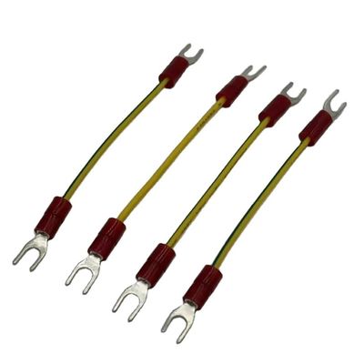 टर्मिनल वायर हार्नेस असेंबली 18 - 26Awg JST कनेक्टर 4.8mm 6.3mm Y टर्मिनल के लिए