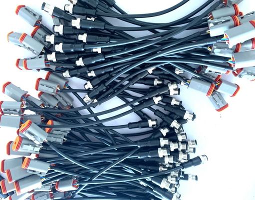 कस्टम ऑटोमोटिव वायरिंग हार्नेस 24 पिन के लिए 24 - 32AWG वायर कनेक्शन