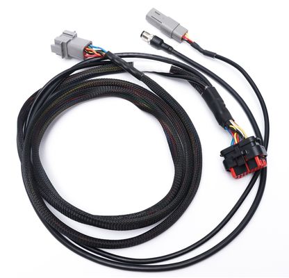 कस्टम ऑटोमोटिव वायरिंग हार्नेस 24 पिन के लिए 24 - 32AWG वायर कनेक्शन