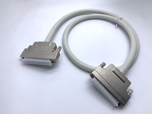 कस्टम ग्रे SCSI कनेक्टर केबल 68 पिन 100 पिन पुरुष केबल Ul20276 28awg केबल