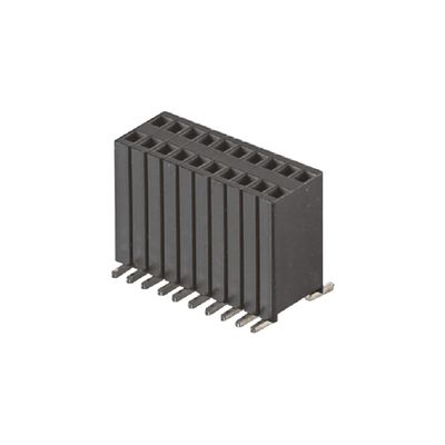 1.27x2.54mm H8.5mm महिला बोर्ड से बोर्ड पावर कनेक्टर SMT प्रकार 100 पिन कनेक्टर