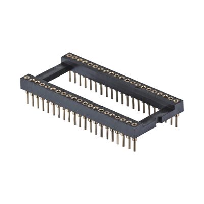 मशीनीकृत महिला हेडर 2.54mm H7.0mm लंबाई 10.0mm सीधा 1-40Pin पीसीबी कनेक्टर