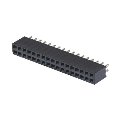2.0 मिमी एच4.3 4.6 मिमी महिला पिन हेडर कनेक्टर सही कोण 90 डिग्री 2x2 2x40पिन