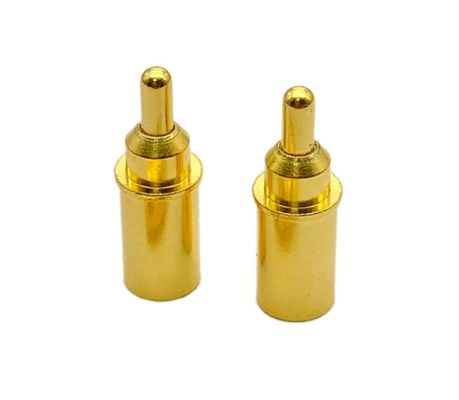 DC12V 2A 6.0mm POGO पिन SMT गोल्ड प्लेटेड Pogo पिन पैड पीतल कनेक्टर