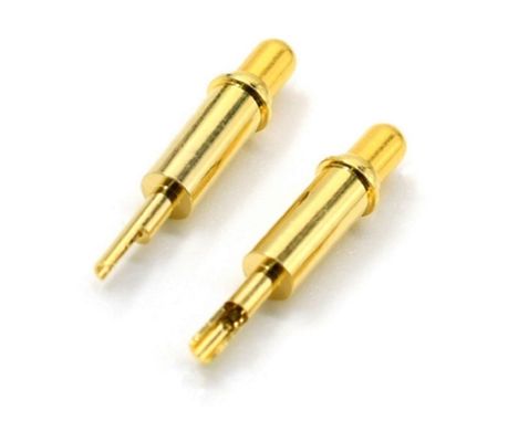 DC12V 2A 6.0mm POGO पिन SMT गोल्ड प्लेटेड Pogo पिन पैड पीतल कनेक्टर