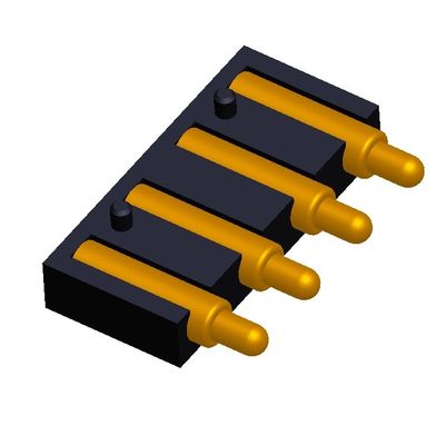 2.54mm H2.5 2x7Pin पोगो पिन कनेक्टर पीतल स्प्रिंग लोड इलेक्ट्रॉनिक स्ट्रेट डिप पीसीबी