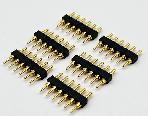 कस्टम 1.27 मिमी पिच 8Pin स्प्रिंग लोड POGO पिन कनेक्टर और टिकाऊ कनेक्शन के लिए
