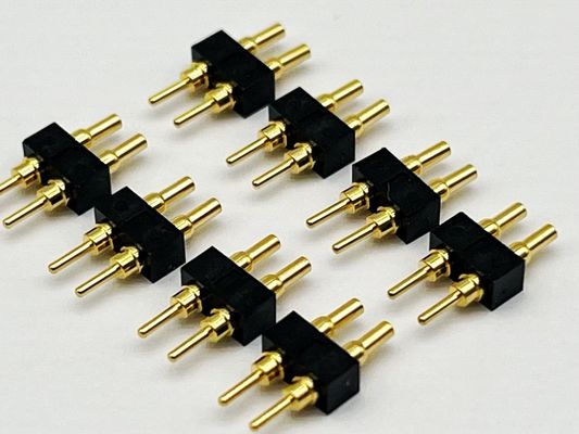 कस्टम 1.27 मिमी पिच 8Pin स्प्रिंग लोड POGO पिन कनेक्टर और टिकाऊ कनेक्शन के लिए