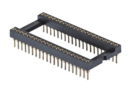 मशीनीकृत गोल पिन हेडर एसएमटी प्रकार पीसीबी H3.0mm 6 पिन - 64 पिन आईसी सॉकेट