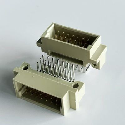 2.54mm Din 41612 कनेक्टर 21 स्थिति दाएं कोण पुरुष 3x7Pin यूरोकार्ड कनेक्टर