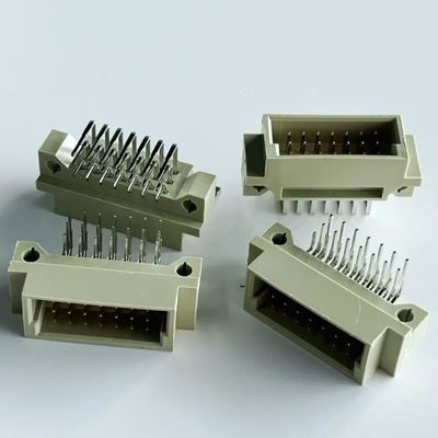 2.54mm Din 41612 कनेक्टर 21 स्थिति दाएं कोण पुरुष 3x7Pin यूरोकार्ड कनेक्टर