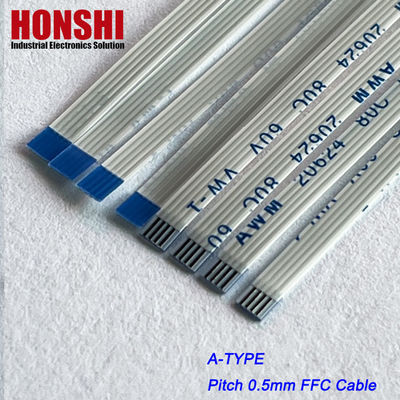 Ffc फ्लैट केबल कस्टम Awm 20624 80c 60v Vw-1 4 6 8 12 15 22 32 40 68 पिन केबल Ffc Fpc
