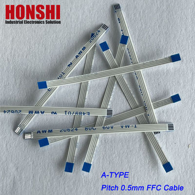 Ffc फ्लैट केबल कस्टम Awm 20624 80c 60v Vw-1 4 6 8 12 15 22 32 40 68 पिन केबल Ffc Fpc