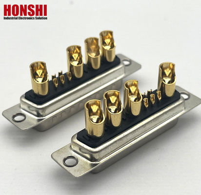 D-SUB 9W4 महिला स्वर्ण पिन सोल्डर तार प्रकार कनेक्टर्स 10A 20A 30A 40A