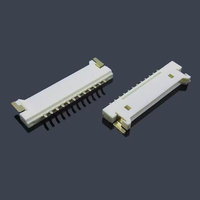 Ffc/Fpc 0.5mm 1.0mm Pitch 10 18 20 30 40 50 Pin Half Coverage Bottom Upper Contact Ffc Fpc Connector