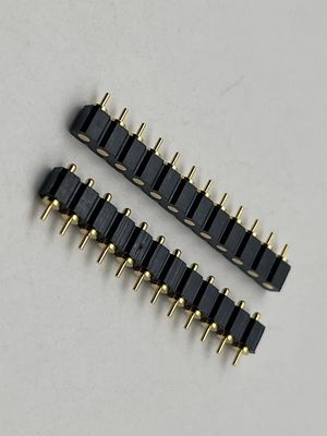 एसएमटी प्रकार पोगो पिन डॉकिंग कनेक्टर 4पिन 10पिन 12पिन स्प्रिंग लोडेड संपर्क उच्च स्थायित्व और नमक कोहरे प्रतिरोध के साथ