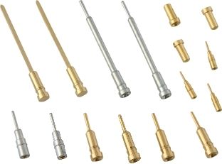 परिशुद्धता मशीन वाले पुर्जे कॉपर टर्मिनल पिन उत्पादन पीतल खराद सीएनसी पोम मशीनिंग पिन पार्ट