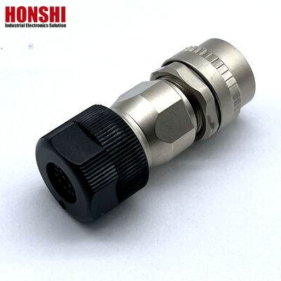 डी डी के सीएम10 सीरीज वाटरप्रूफ पुरुष महिला कनेक्टर जिंक अलॉय शेल 2 पिन/10 पिन कॉपर टर्मिनलों और टिकाऊ डिज़ाइन के साथ