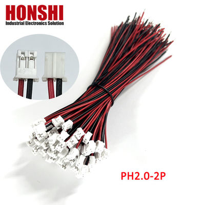 कस्टम इलेक्ट्रिकल वायरिंग हार्नेस UL1007 24Awg JST PH2.0 कनेक्टर