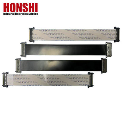 0.5 मिमी पिच एफपीसी फ्लैट फ्लेक्स केबल के लिए 80c 60v 10p 40p 60cm टिन तांबा तार