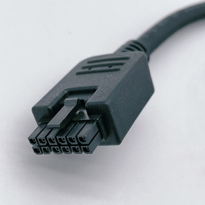 तार के लिए 12 पिन माइक्रो फिट 3.0 430251200 ओवरमोल्डिंग केबल असेंबली 24AWG UL केबल